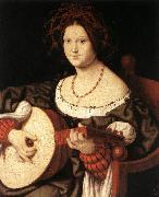 SOLARI, Andrea The Lute Player fg oil painting reproduction